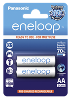 panasonic eneloop HR06 Mignon (AA)-Akku NiMH 1900 mAh 1.2V 2St.