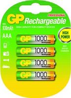 gpbatteries Oplaadbare AAA batterij (potlood) GP Batteries ReCyko+ HR03 NiMH 950 mAh 1.2 V 4 stuk(s)