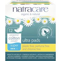 Natracare Damenbinden Ultra Pads super mit Flügeln