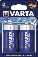 D batterij (mono) Varta Longlife Power LR20 Alkaline 1.5 V 16500 mAh 2 stuk(s)