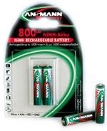 ANSMANN NiMH Akku SPECIAL, Mignon AA, 800 mAh, 2er Blister