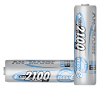 ANSMANN NiMH Akku maxE, Mignon (AA) 2.100 mAh, 2er Blister