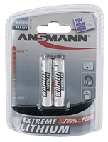 ANSMANN EXTREME LITHIUM Micro AAA (FR03), 1,5V, 2er-Blister