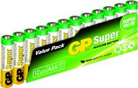 gpbatteries AAA batterij (potlood) GP Batteries Super Alkaline 1.5 V 12 stuk(s)