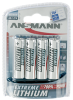 Ansmann Extreme AA batterij (penlite) Lithium 2850 mAh 1.5 V 4 stuk(s)