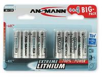Ansmann FR06 AA batterij (penlite) Lithium 2850 mAh 1.5 V 8 stuk(s)