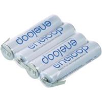 Panasonic eneloop Reihe F1x4 Akkupack 4x Micro (AAA) Z-Lötfahne NiMH 4.8V 750 mAh A39030