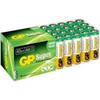 GP Alkaline Super Batterijen1,5V (40st) - AA - GPSUP15A984S40