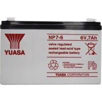 Yuasa NP7-6 NP7-6 Bleiakku 6V 7Ah Blei-Vlies (AGM) (B x H x T) 151 x 97 x 34mm Flachstecker 4.8mm Wa A37676