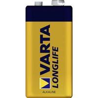 VARTA Alkaline Batterie , LONGLIFE, , E-Block (6LR61)