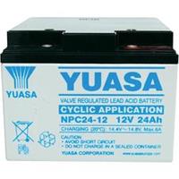 Yuasa Bleiakku 12V 24Ah Blei-Vlies (AGM) (B x H x T) 175 x 125 x 166mm M5-Schrauba