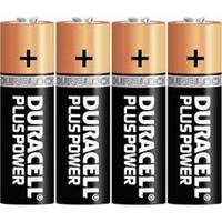 Duracelllllllllllllllllllllllllllllllllllllllllllllllllllllllllllllllll Plus Power LR06 AA batterij (penlite) Alkaline 1.5 V 4 stuk(s)