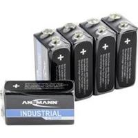 ansmann Lithium Industrial 6LR61 9V Block-Batterie Lithium 1200 mAh 9V 5St.