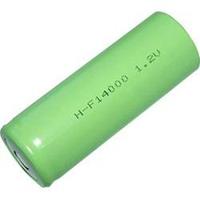 mexcel -F14000 Spezial-Akku 3/2 D hochstromfähig, Flat-Top NiMH 1.2V 14000 mAh