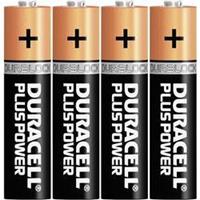 AAA batterij (potlood) Duracelllllllllllllllllllllllllllllllllllllllllllllllllllllllllllllllll Plus Power LR03 Alkaline 1.5 V 4 stuk(s)