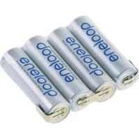 Panasonic eneloop Reihe F1x4 Akkupack 4x Mignon (AA) Z-Lötfahne NiMH 4.8V 1900 mAh A39031