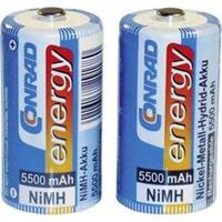 conradenergy Oplaadbare C batterij (baby) Conrad energy HR14 NiMH 1.2 V 5500 mAh 2 stuk(s)