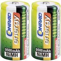 conradenergy Conrad energy Endurance HR20 Oplaadbare D batterij (mono) NiMH 9500 mAh 1.2 V 2 stuk(s)