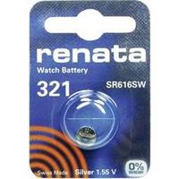 321 Knoopcel Zilveroxide 1.55 V 14.5 mAh Renata SR65 1 stuk(s)