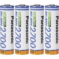 4 Superkrachtige AA Panasonic batterijen - 2700mAh