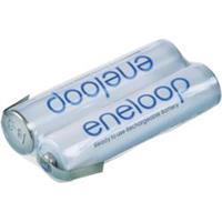 Panasonic eneloop Reihe F1x2 Akkupack 2x Micro (AAA) Z-Lötfahne NiMH 2.4V 750 mAh A39034