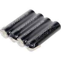 Panasonic eneloop Pro Akkupack 4x Micro (AAA) Z-Lötfahne NiMH 4.8V 900 mAh W76648