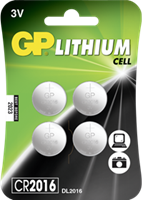 GP Batteries Gp Knoopcel Lithium A4st Cr2016