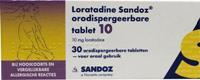 Sandoz Loratadine 10 mg 30 tabletten