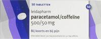 Leidapharm Paracetamol coffeïne 50 tabletten