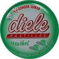 Diele Pastilles Groen Menthol Suikervrij