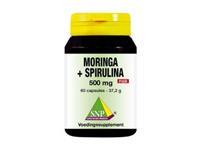 SNP Moringa & spirulina 500 mg puur 60ca