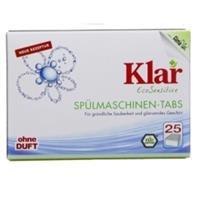 Klar SpÃ¼lmaschinen-Tabs "EcoSensitive" 25 x 20 g