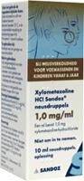 Sandoz Xylometazoline 0.01% druppels 10ml