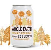 Whole Earth Sparkling Orange & Lemon 330ml