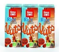 Lima Rice drink hazelnoot-amandel 200 ml 3x200