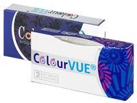Maxvue Vision ColourVUE Glamour Blue - zonder sterke (2 lenzen)