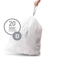 Simplehuman Vuilniszakken Code D - 20 Liter (20 stuks)