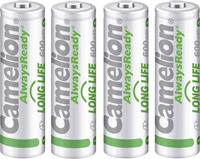 Camelion AlwaysReady Solar NiMH-batterij Mignon (AA) met 600mAh - 4 stuks