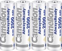 NiMH-Mignon-Akku AlwaysReady, 2300 mAh, 4 Stück - Camelion