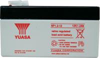 Yuasa NP1.2-12 NP1.2-12 Bleiakku 12V 1.2Ah Blei-Vlies (AGM) (B x H x T) 97 x 55 x 48mm Flachstecker A37695