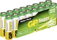 GP Batteries Super AA batterij (penlite) Alkaline 1.5 V 16 stuk(s)