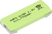 Mexcel HPE-F6-800 Spezial-Akku Prismatisch U-Lötfahne NiMH 1.2V 770 mAh W071501