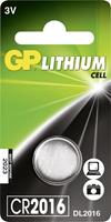 gpbatteries CR2016 Knoopcel Lithium 3 V 90 mAh GP Batteries CR2016 1 stuk(s)