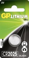 gpbatteries CR2025 Knoopcel Lithium 3 V 160 mAh GP Batteries CR2025 1 stuk(s)