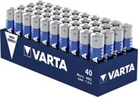 AAA batterij (potlood) Varta Longlife Power LR03 Alkaline 1.5 V 40 stuk(s)