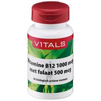 Vitals Vitamine B12 1000mcg + Folaat 500mcg Zuigtabletten