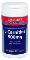 Lamberts L-Carnitine 500 mg 60 vcaps