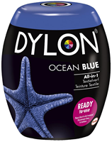 Dylon Wasmachine Textielverf Pods - Ocean Blue 350g