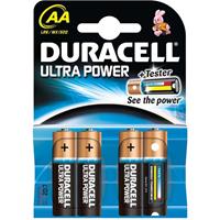 Duracell Alkaline Batterie , ULTRA POWER,  Mignon, 4er Blister