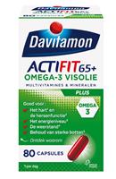 Davitamon Actifit 65 plus omega-3 visolie 80 capsules